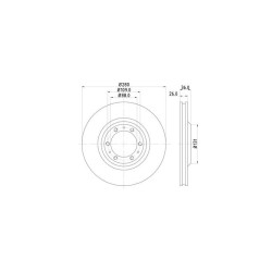 Lot de 2 Disque (x1) TEXTAR 92091400