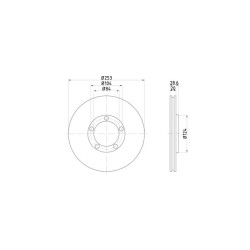 Lot de 2 Disque (x1) TEXTAR 92093700