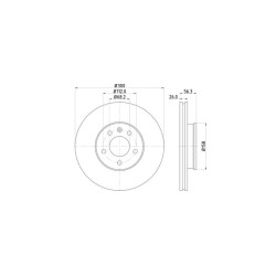 Lot de 2 Disque (x1) TEXTAR 92109803