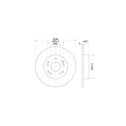 Lot de 2 Disque (x1) TEXTAR 92204300