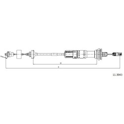 Cable divers Cabor 11.3043