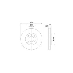 Lot de 2 Disque (x1) TEXTAR 92049500