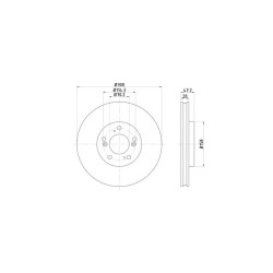 Lot de 2 Disque (x1) TEXTAR 92110200