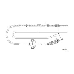 Cable de freins Cabor 10.8066