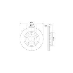 Lot de 2 Disque (x1) TEXTAR 92176803