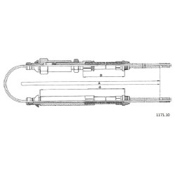 Cable de freins Cabor 1171.10