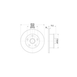 Lot de 2 Disque (x1) TEXTAR 92153800