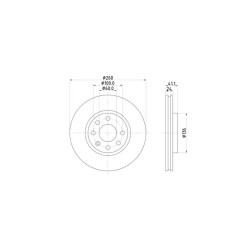 Lot de 2 Disque (x1) TEXTAR 92111103