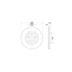 Lot de 2 Disque (x1) TEXTAR 92083203