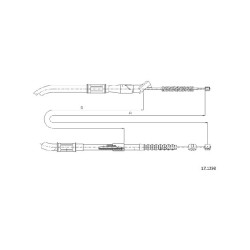 Cable de freins Cabor 17.1298