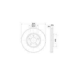 Lot de 2 Disque (x1) TEXTAR 92108200