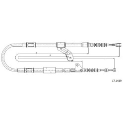 Cable de freins Cabor 17.1419