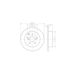 Lot de 2 Disque (x1) TEXTAR 92168103