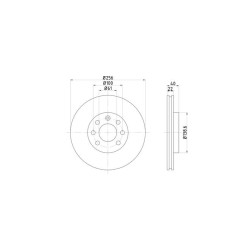 Lot de 2 Disque (x1) TEXTAR 92069300