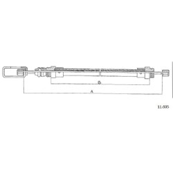 Cable de freins Cabor 11.605