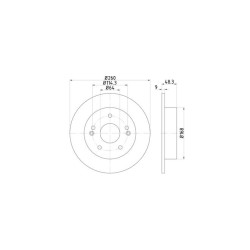 Lot de 2 Disque (x1) TEXTAR 92172103