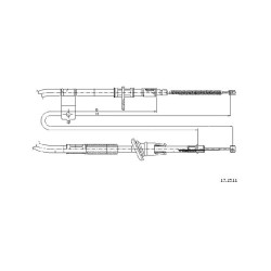 Cable de freins Cabor 17.2511