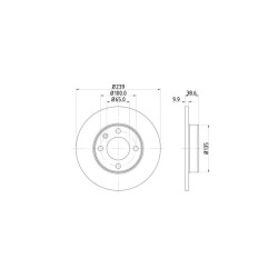 Lot de 2 Disque (x1) TEXTAR 92009303