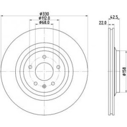 Jeu Disques Mintex MDC2318