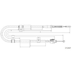 Cable de freins Cabor 17.2527