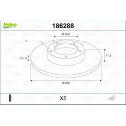 Jeu Disques Valeo 186288