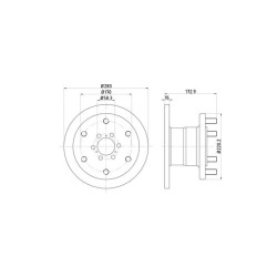 Lot de 2 Disque (x1) TEXTAR 93042801