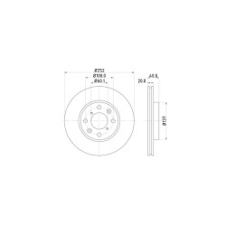 Lot de 2 Disque (x1) TEXTAR 92148903