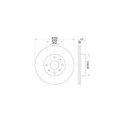 Lot de 2 Disque (x1) TEXTAR 92184603