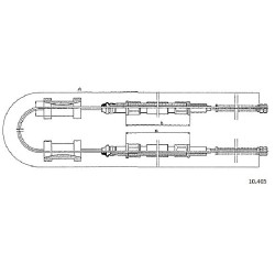 Cable de freins Cabor 10.405