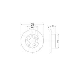 Lot de 2 Disque (x1) TEXTAR 92027100