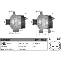 Alternateur Denso DAN3007