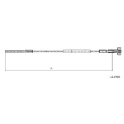 Cable de freins Cabor 11.5936