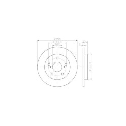 Lot de 2 Disque (x1) TEXTAR 92164103