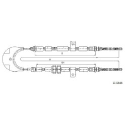 Cable de freins Cabor 11.5444