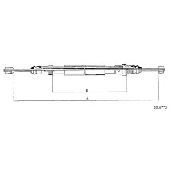 Cable de freins Cabor 10.6773