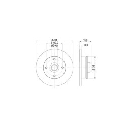 Lot de 2 Disque (x1) TEXTAR 92041803