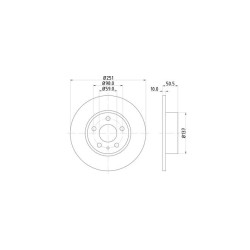 Lot de 2 Disque (x1) TEXTAR 92046903