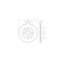 Lot de 2 Disque (x1) TEXTAR 92129103