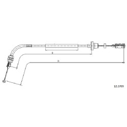 Cable de freins Cabor 12.3709