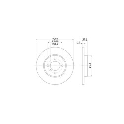 Lot de 2 Disque (x1) TEXTAR 92026400