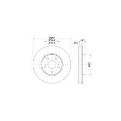 Lot de 2 Disque (x1) TEXTAR 92096903