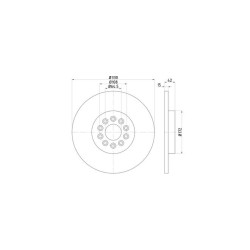 Lot de 2 Disque (x1) TEXTAR 92221403