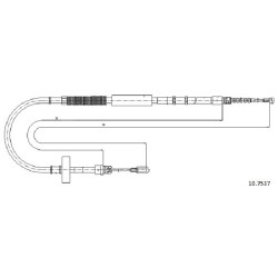 Cable de freins Cabor 10.7537