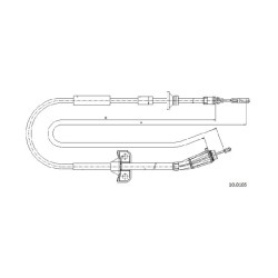 Cable de freins Cabor 10.8185