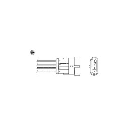 Sonde Lambda NGK OZA527-E20