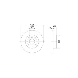 Lot de 2 Disque (x1) TEXTAR 92077000