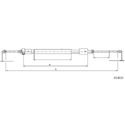 Cable de freins Cabor 10.4525