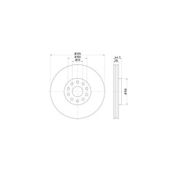 Lot de 2 Disque (x1) TEXTAR 92115800