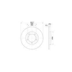 Lot de 2 Disque (x1) TEXTAR 92114100