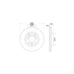 Lot de 2 Disque (x1) TEXTAR 92232503